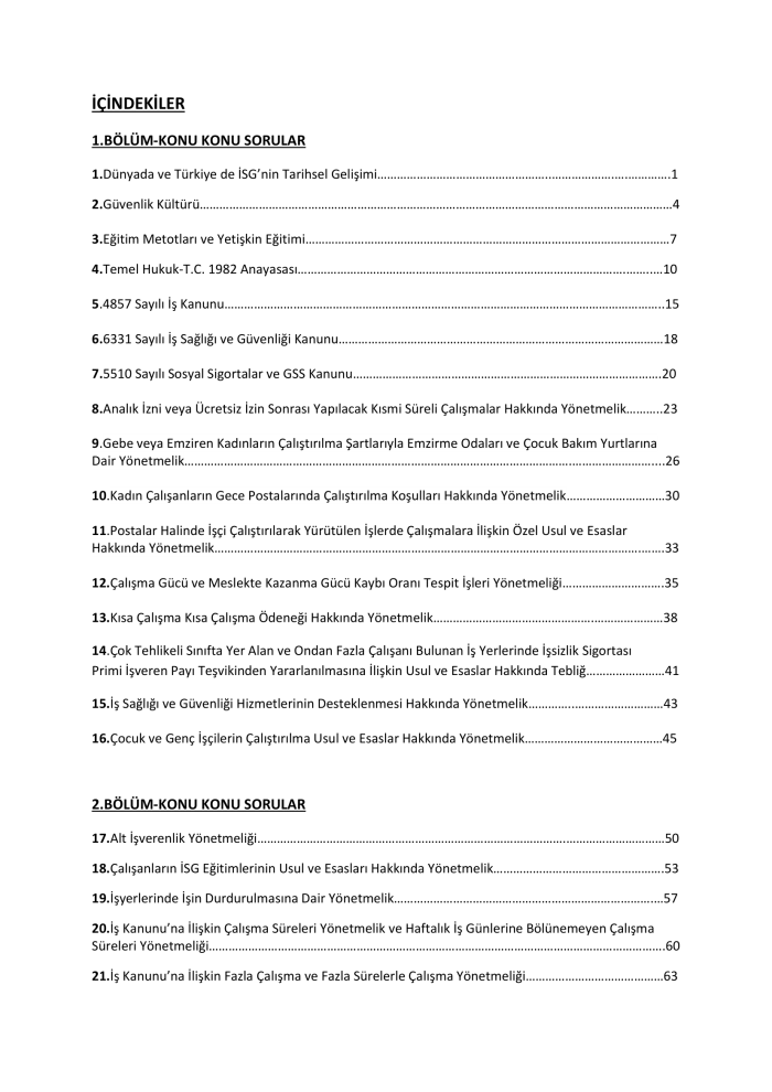 İSG Konu Kitabı - Soru Bankası - Özet Kitap - Görsel 11