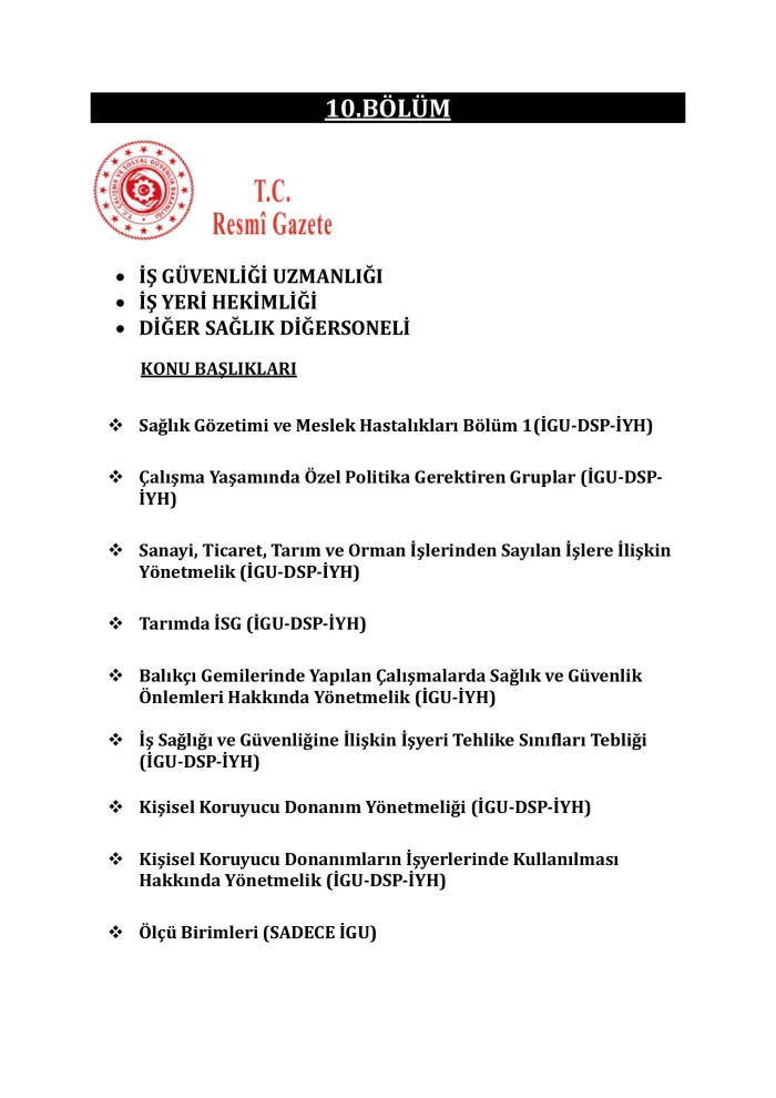 İSG Konu Kitabı - Soru Bankası - Özet Kitap - Görsel 6